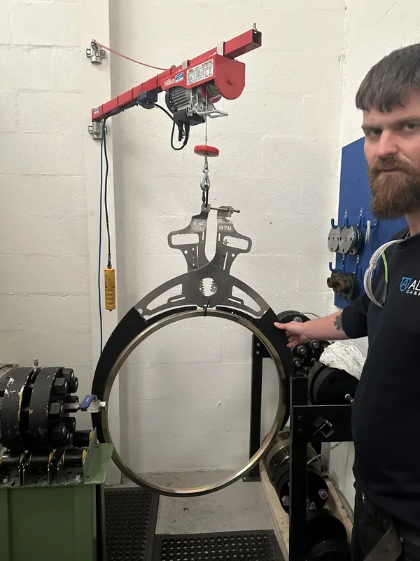 Saltwater Technologies workshop with gasket tool under testing